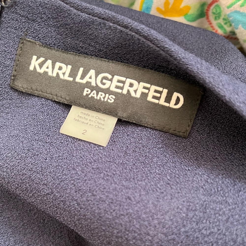KARL LAGERFELD I Paris Tulip Bell Sleeve Dress - Picture 8 of 8